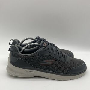Skechers Go Walk 6 Sneakers Shoes Trainers Mens Size 10.5 Gray Comfort Walking